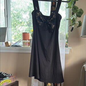 Black Dress with Lace Bust